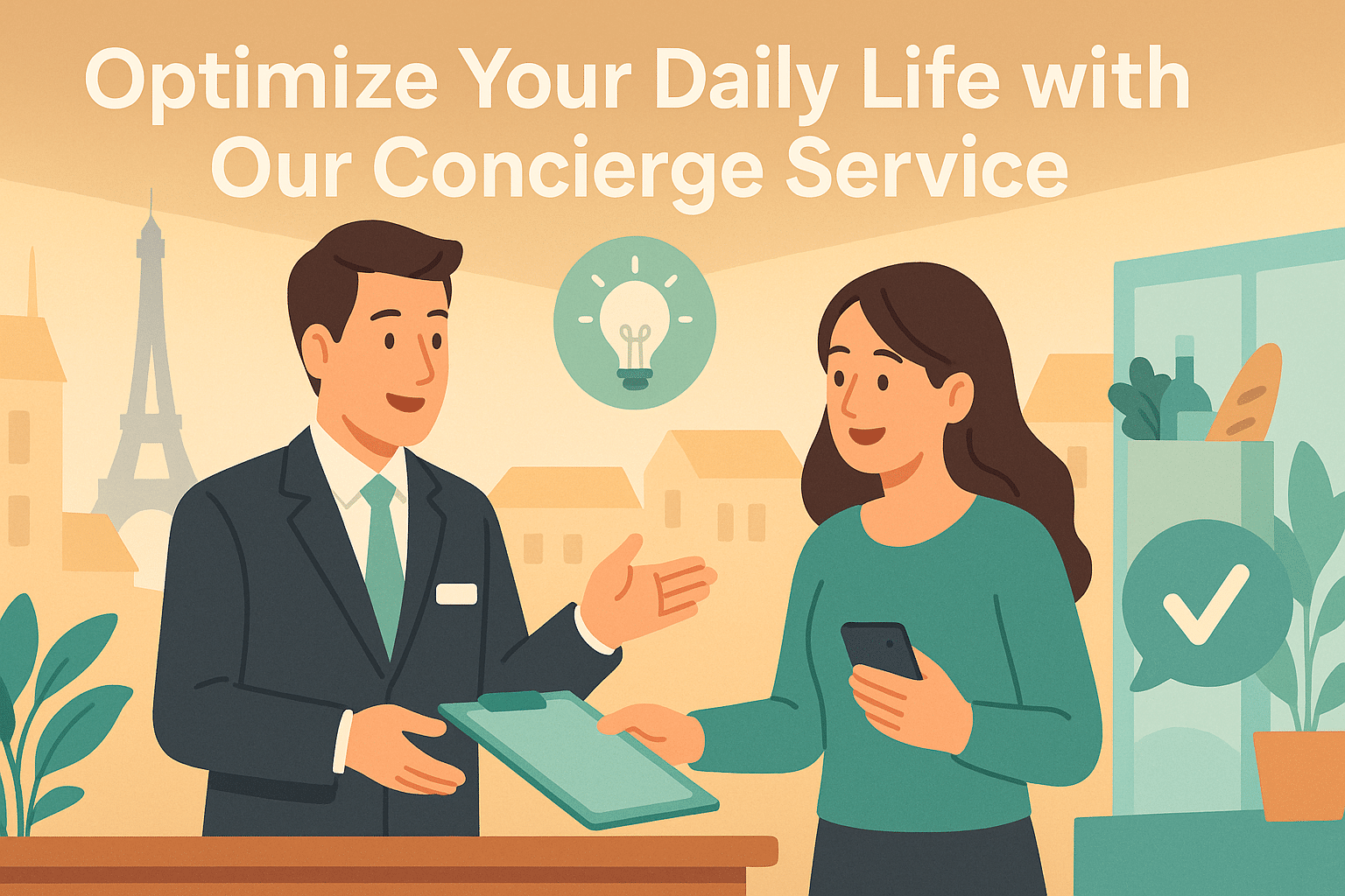Optimisez votre quotidien avec notre service de conciergerie 1 service de conciergerie pour particulier